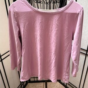 Ralph Lauren Soft Pink Long Sleeve Top